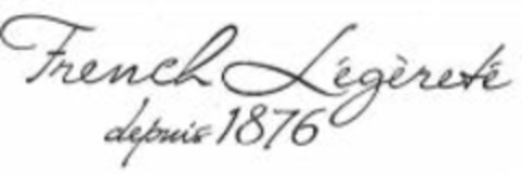 French Légèreté depuis 1876 Logo (WIPO, 27.04.2011)