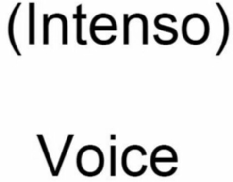 (Intenso) Voice Logo (WIPO, 18.12.2017)