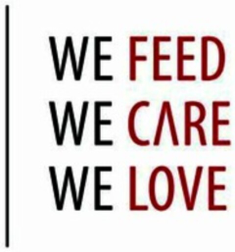 WE FEED WE CARE WE LOVE Logo (WIPO, 19.06.2018)