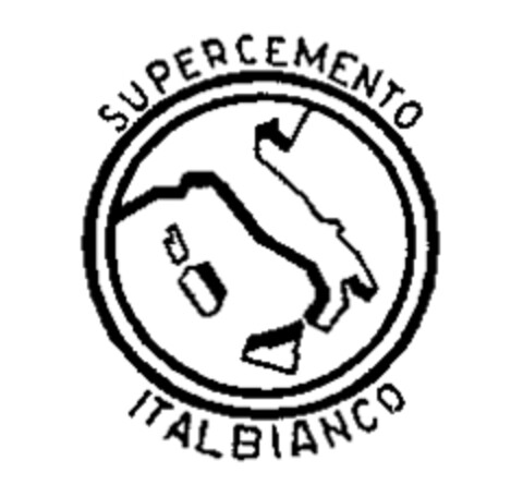 SUPERCEMENTO ITALBIANCO Logo (WIPO, 04/08/1969)