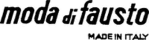 moda di fausto Logo (WIPO, 01/23/1988)