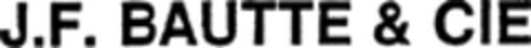 J.F. BAUTTE & CIE Logo (WIPO, 09.10.1989)