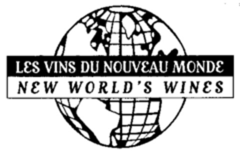 LES VINS DU NOUVEAU MONDE NEW WORLD'S WINES Logo (WIPO, 09.04.1997)