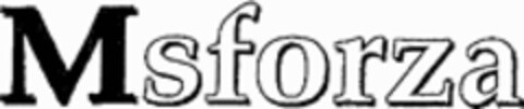 Msforza Logo (WIPO, 15.05.2007)