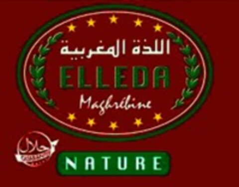 ELLEDA Maghrébine NATURE GUARANTEE HALAL Logo (WIPO, 04/28/2017)