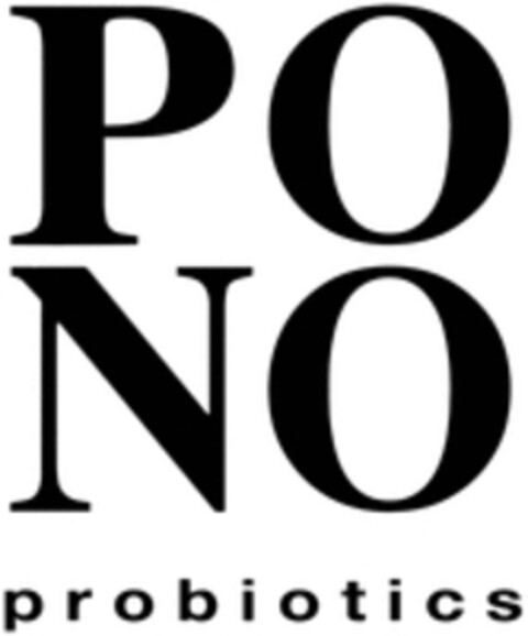 PONO probiotics Logo (WIPO, 18.07.2018)