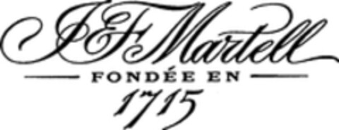 J & F Martell FONDÉE EN 1715 Logo (WIPO, 11.10.1989)