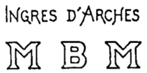 INGRES D'ARCHES MBM Logo (WIPO, 06/17/1994)