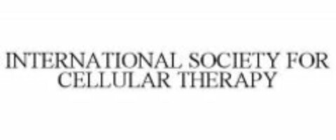 INTERNATIONAL SOCIETY FOR CELLULAR THERAPY Logo (WIPO, 11/02/2010)