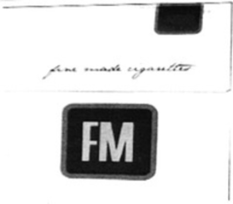 FM fine made cigarettes Logo (WIPO, 13.06.2013)