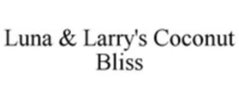 Luna & Larry's Coconut Bliss Logo (WIPO, 05/29/2015)