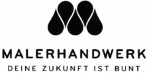 MALERHANDWERK DEINE ZUKUNFT IST BUNT Logo (WIPO, 12.04.2016)