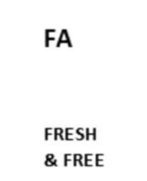 FA FRESH & FREE Logo (WIPO, 07/03/2019)