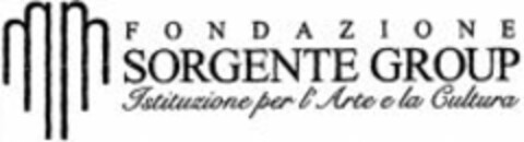 FONDAZIONE SORGENTE GROUP Istituzione per l'Arte e la Cultura Logo (WIPO, 05.08.2011)