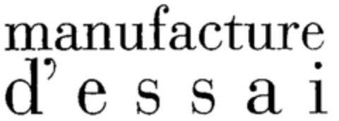 manufacture d'essai Logo (WIPO, 06/08/1993)