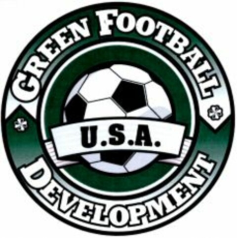 GREEN FOOTBALL DEVELOPMENT U.S.A. Logo (WIPO, 05/28/2008)