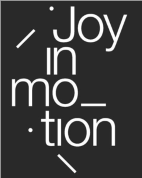 Joy in motion Logo (WIPO, 06/28/2017)