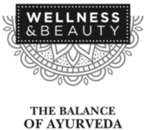 WELLNESS & BEAUTY THE BALANCE OF AYURVEDA Logo (WIPO, 25.01.2019)