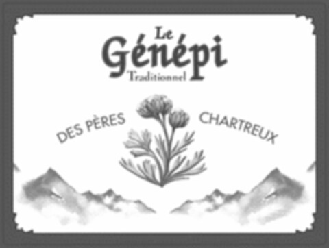 Le Génépi Traditionnel DES PÈRES CHARTREUX Logo (WIPO, 22.08.2019)