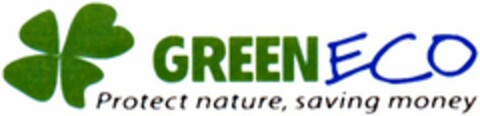 GREEN ECO Protect nature, saving money Logo (WIPO, 24.09.2010)