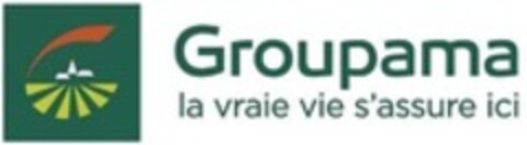 Groupama la vraie vie s'assure ici Logo (WIPO, 08.08.2016)