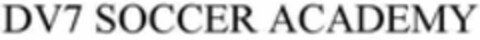 DV7 SOCCER ACADEMY Logo (WIPO, 07.03.2017)