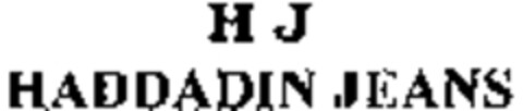H J HADDADIN JEANS Logo (WIPO, 04/30/2010)