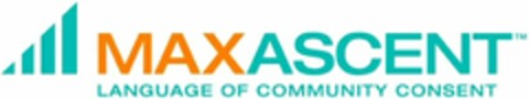 MAXASCENT LANGUAGE OF COMMUNITY CONSENT Logo (WIPO, 29.05.2015)