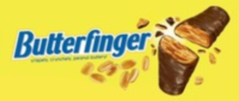 Butterfinger crispety, crunchety, peanut-buttery! Logo (WIPO, 15.07.2020)