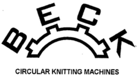 BECK CIRCULAR KNITTING MACHINES Logo (WIPO, 12.07.2007)