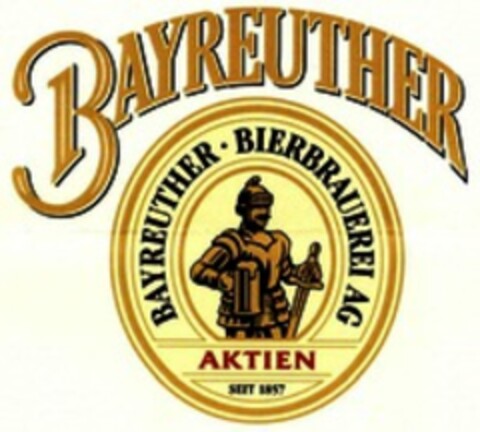 Bayreuther BAYREUTHER.BIERBRAUEREI AG AKTIEN SEIT 1857 Logo (WIPO, 09/15/2009)