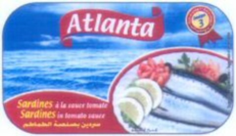 Atlanta Sardines à la sauce tomate Sardines in tomato sauce Logo (WIPO, 16.03.2011)