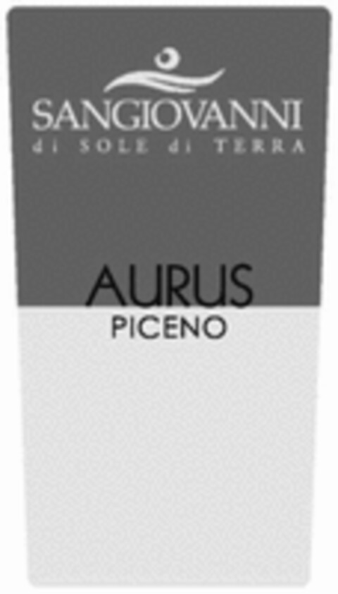 SANGIOVANNI di SOLE di TERRA AURUS PICENO Logo (WIPO, 06/05/2020)