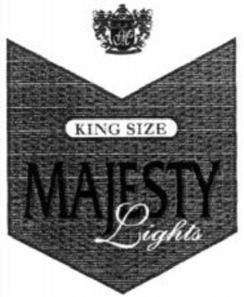 MAJESTY Lights KING SIZE Logo (WIPO, 23.12.1998)