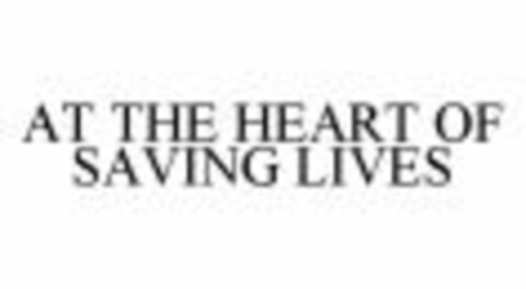 AT THE HEART OF SAVING LIVES Logo (WIPO, 08.06.2006)