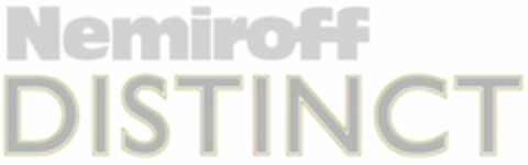 Nemiroff DISTINCT Logo (WIPO, 03/10/2009)