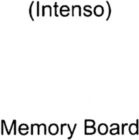 (Intenso) Memory Board Logo (WIPO, 05/27/2011)
