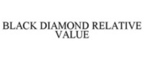 BLACK DIAMOND RELATIVE VALUE Logo (WIPO, 28.04.2014)