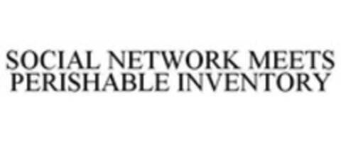 SOCIAL NETWORK MEETS PERISHABLE INVENTORY Logo (WIPO, 09.10.2014)
