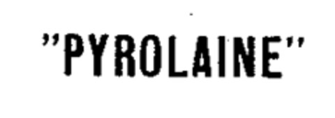 "PYROLAINE" Logo (WIPO, 17.12.1965)