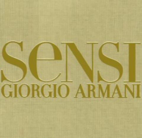 sensi GIORGIO ARMANI Logo (WIPO, 18.06.2003)