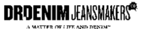 DRDENIM JEANSMAKERS A MATTER OF LIFE AND DENIM Logo (WIPO, 24.04.2009)