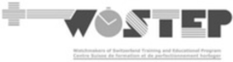 WOSTEP Watchmakers of Switzerland Training and Educational Program Centre Suisse de formation et de perfectionnement horloger Logo (WIPO, 10/20/2011)