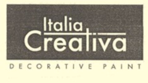 Italia Creativa DECORATIVE PAINT Logo (WIPO, 25.03.2015)