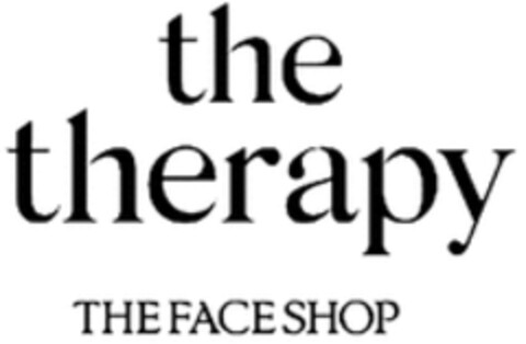 the therapy THE FACE SHOP Logo (WIPO, 11.03.2022)