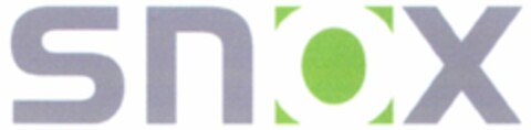 SNOX Logo (WIPO, 16.01.2009)