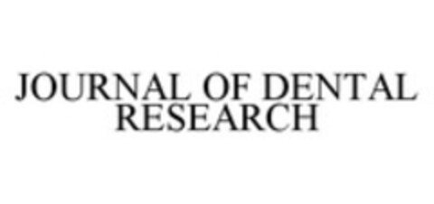 JOURNAL OF DENTAL RESEARCH Logo (WIPO, 05/20/2014)