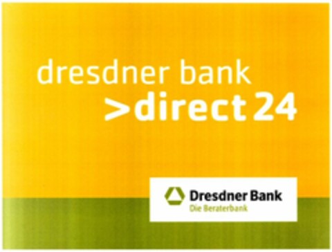 dresdner bank >direct 24 Dresdner Bank Die Beraterbank Logo (WIPO, 07.08.2008)