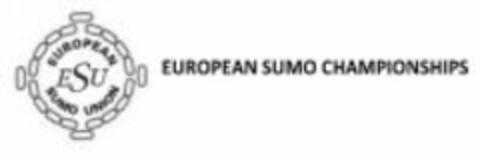 ESU EUROPEAN SUMO UNION EUROPEAN SUMO CHAMPIONSHIPS Logo (WIPO, 13.12.2010)