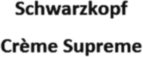 Schwarzkopf Crème Supreme Logo (WIPO, 11/18/2015)